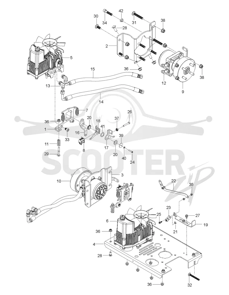 HYDRAULIC PUMP - MOTOR