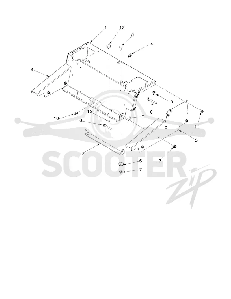 FRAME - SEAT DECK