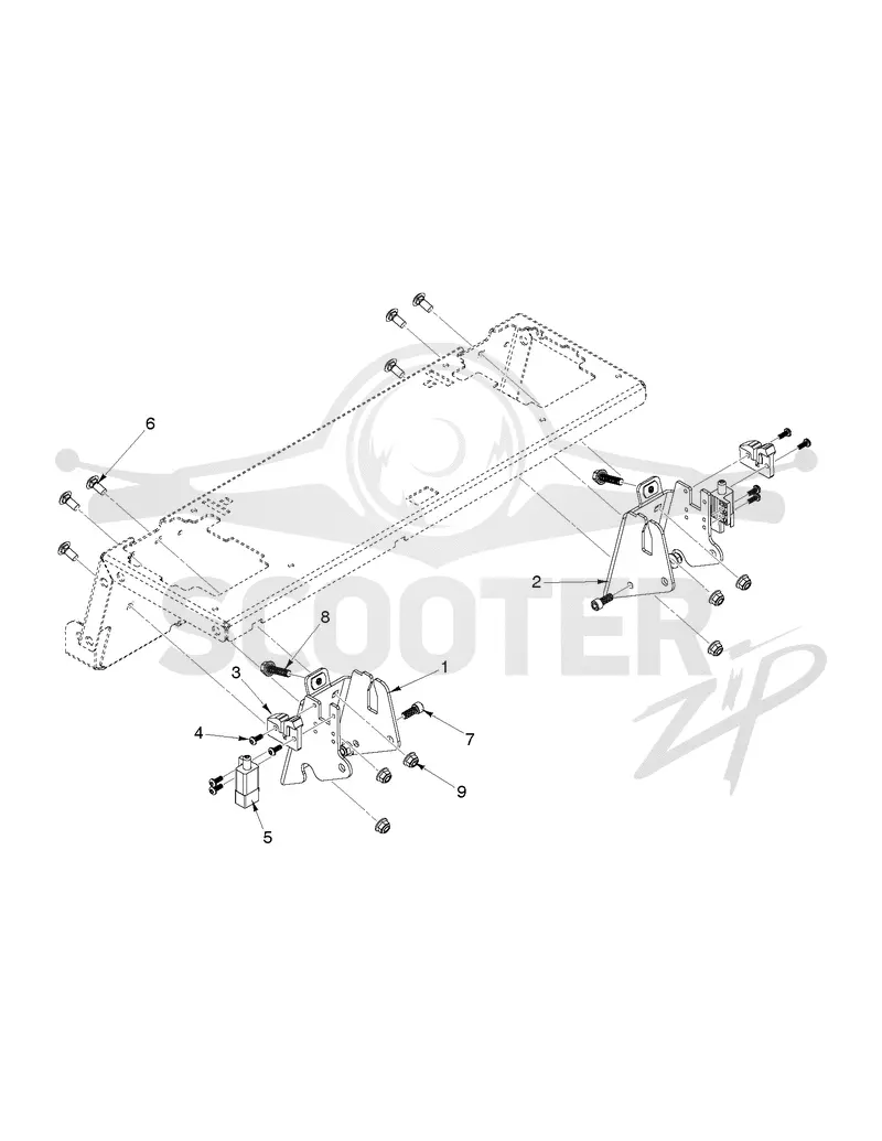 STEERING - CONTROL BRACKET