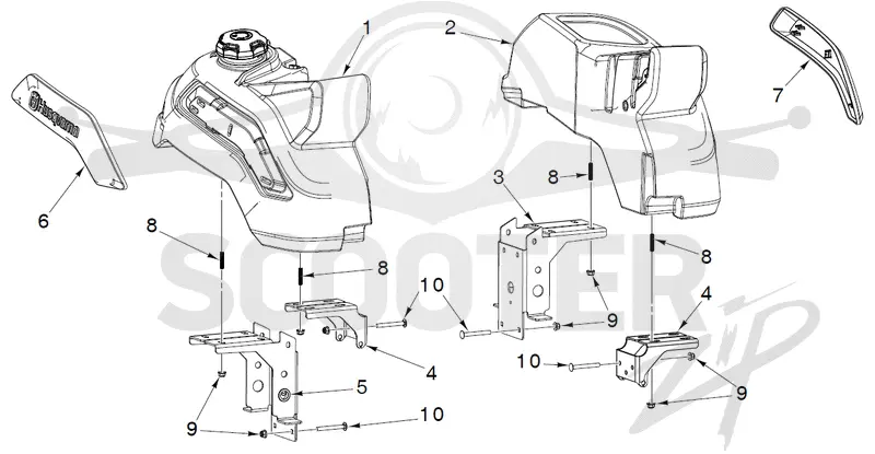 FUEL TANK & CONSOLE