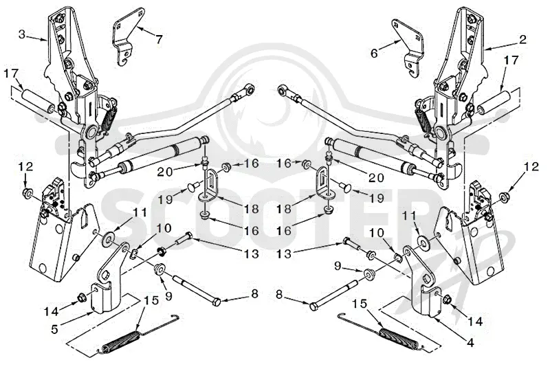 STEERING - CONTROL MOUNT