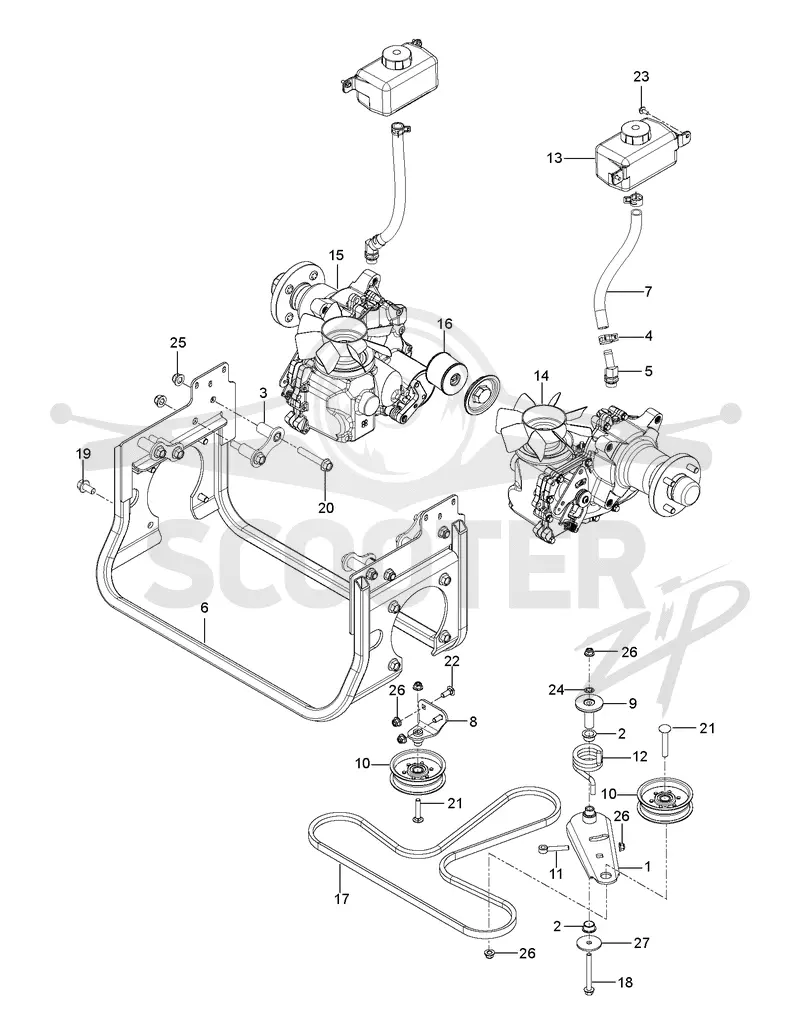 HYDRAULIC PUMP - MOTOR