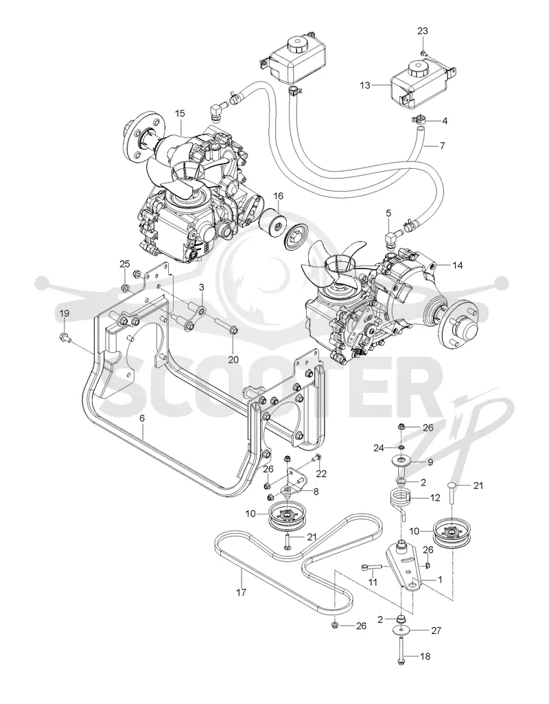 HYDRAULIC PUMP - MOTOR