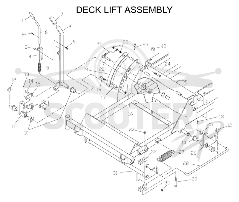 MOWER LIFT / DECK LIFT