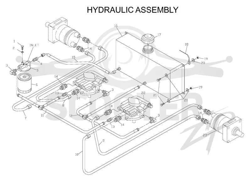 HYDRAULIC PUMP - MOTOR
