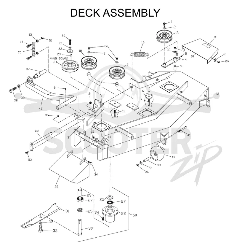 MOWER DECK / CUTTING DECK