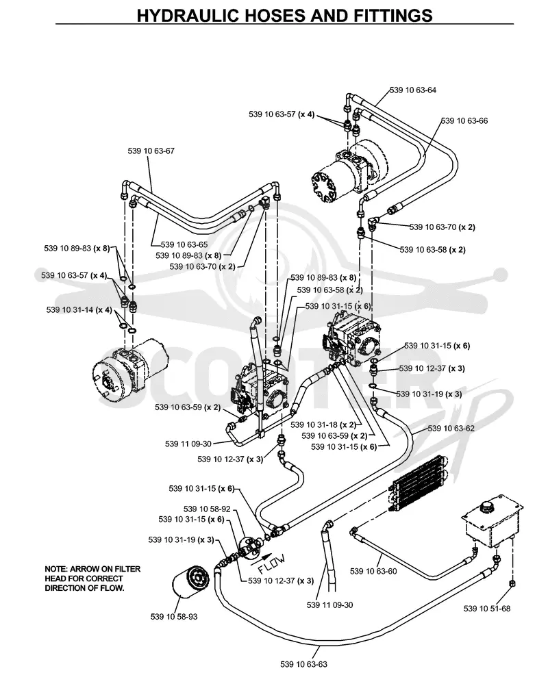 HYDRAULIC PUMP - MOTOR