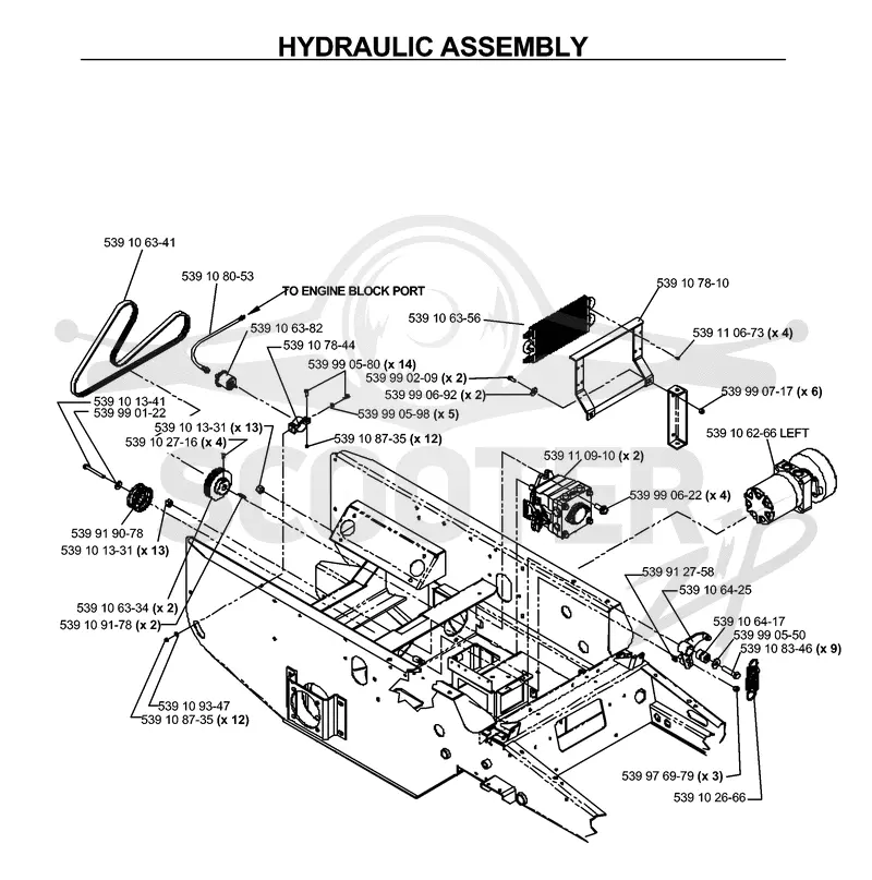 HYDRAULIC PUMP - MOTOR