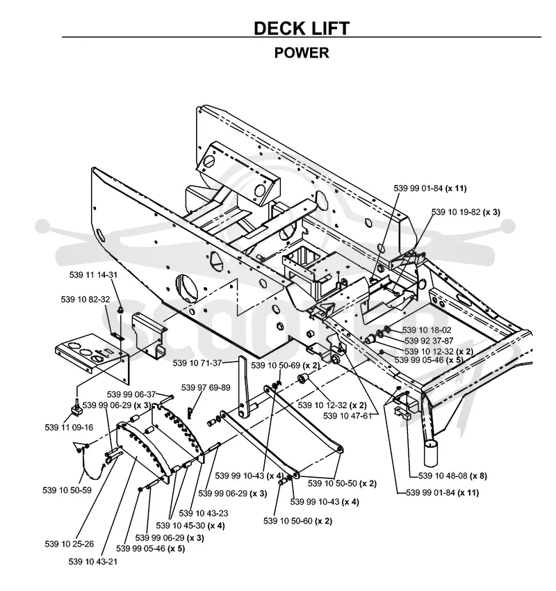 MOWER LIFT / DECK LIFT