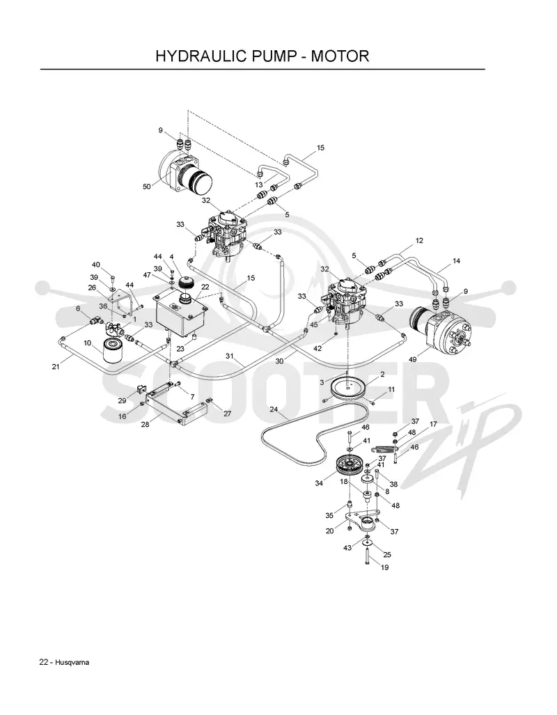 HYDRAULIC PUMP - MOTOR