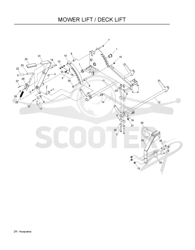 MOWER LIFT / DECK LIFT
