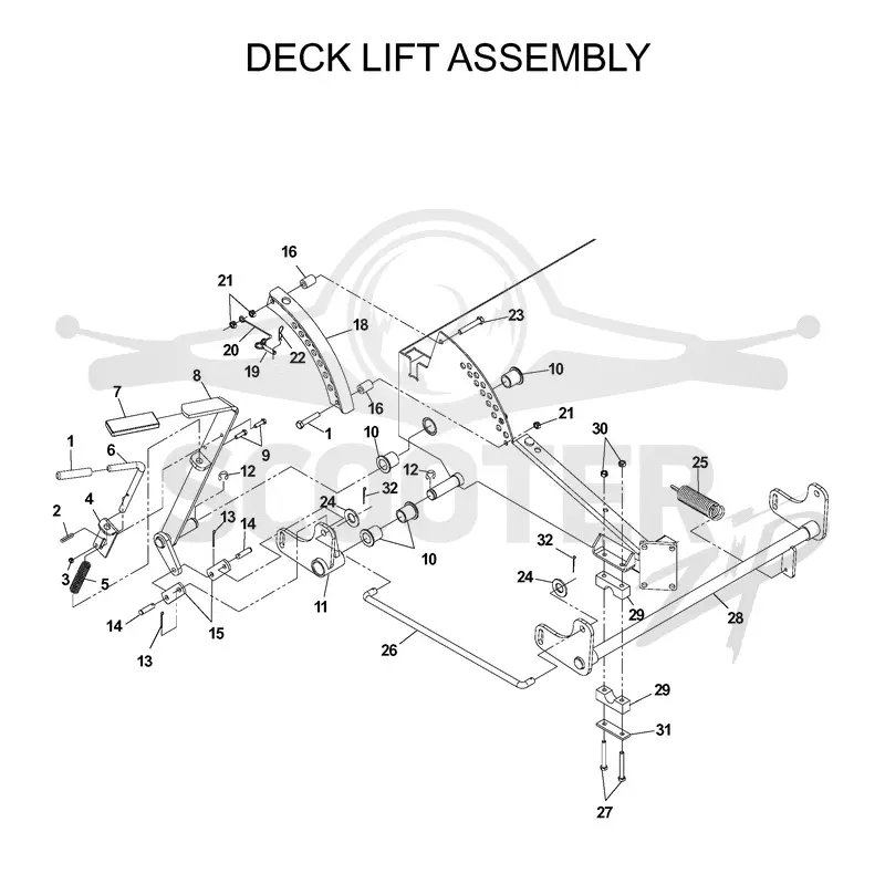 MOWER LIFT / DECK LIFT