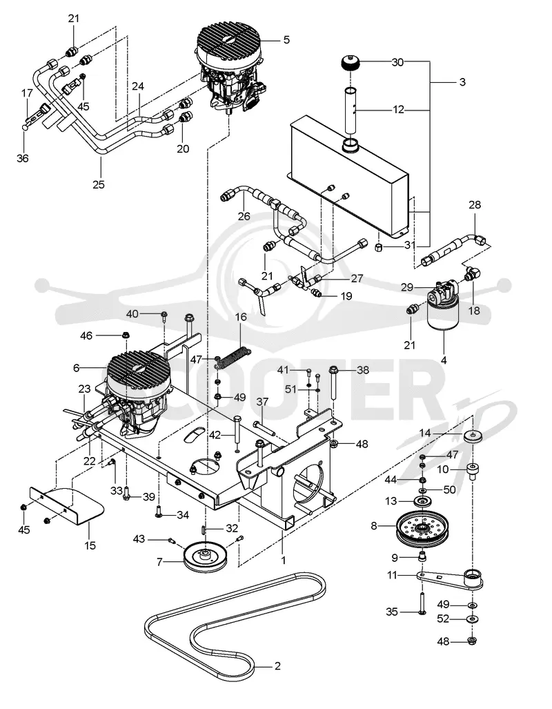 HYDRAULIC PUMP - MOTOR