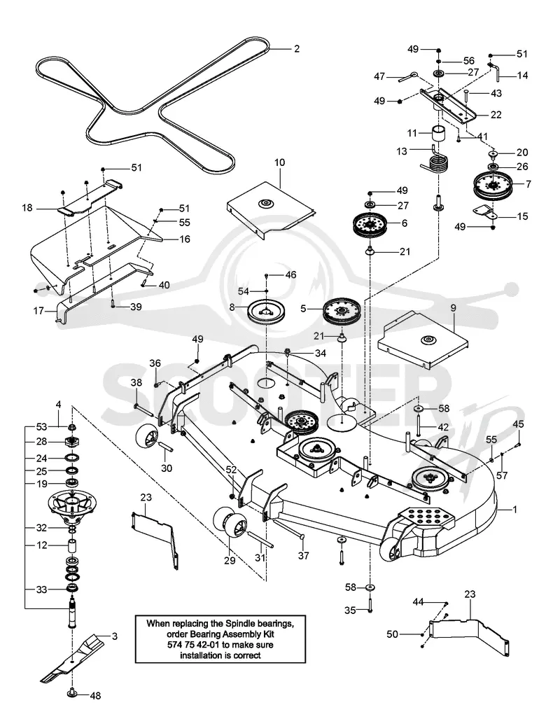 MOWER DECK / CUTTING DECK