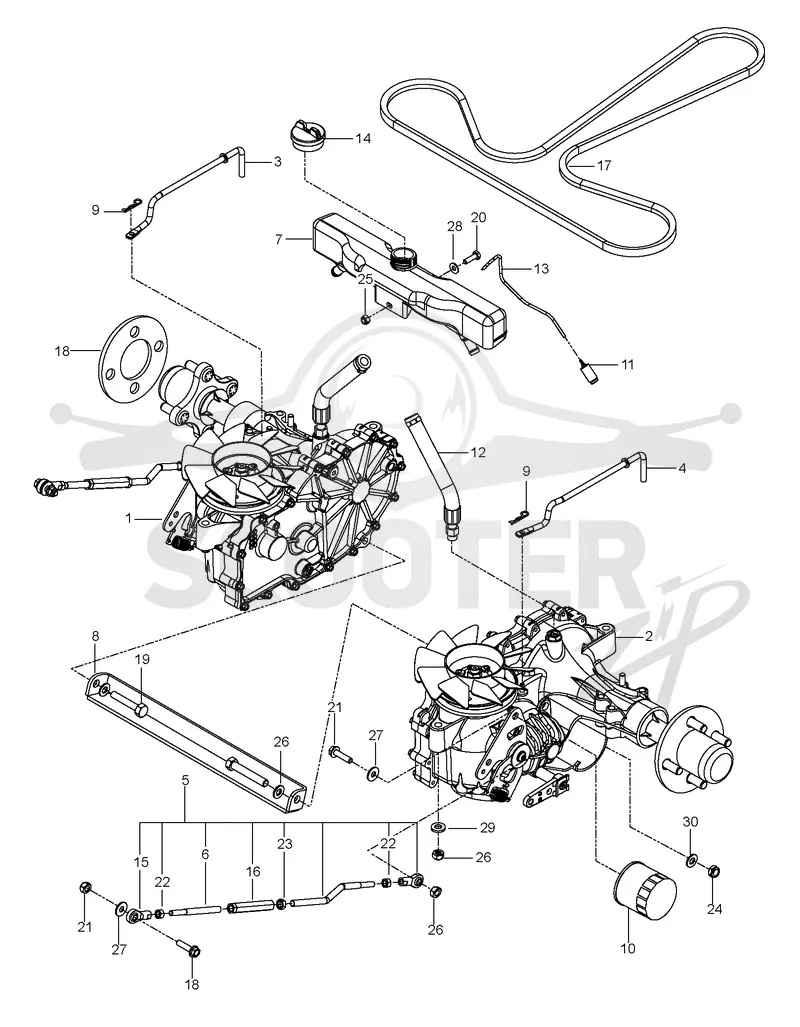 HYDRAULIC PUMP - MOTOR