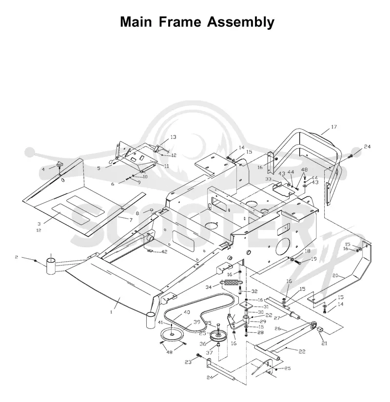 MAINFRAME, LEFT SIDE
