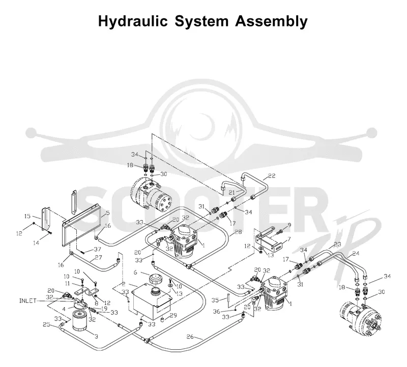 HYDRAULIC PUMP - MOTOR