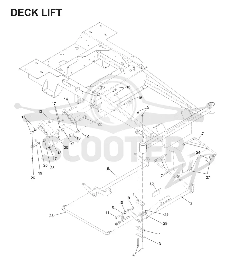 MOWER LIFT / DECK LIFT