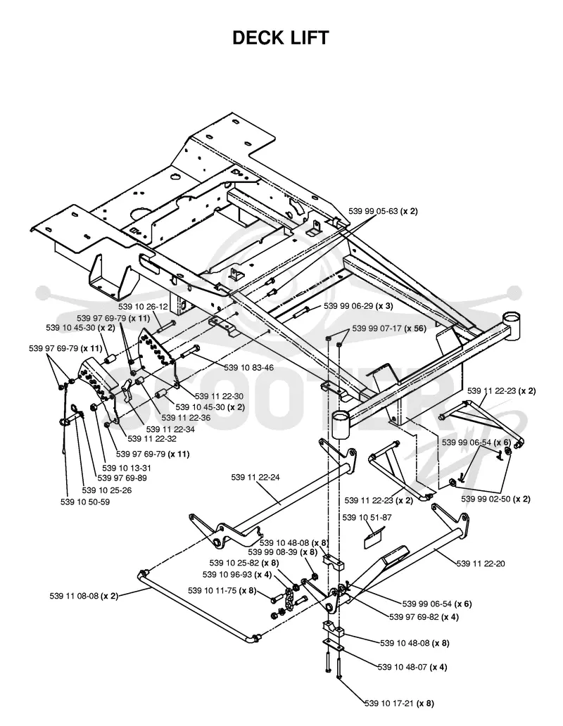 MOWER LIFT / DECK LIFT