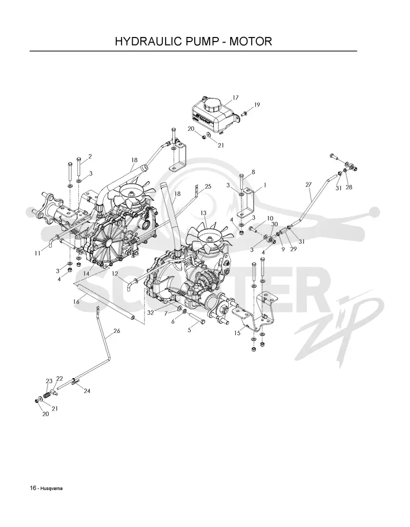 HYDRAULIC PUMP - MOTOR