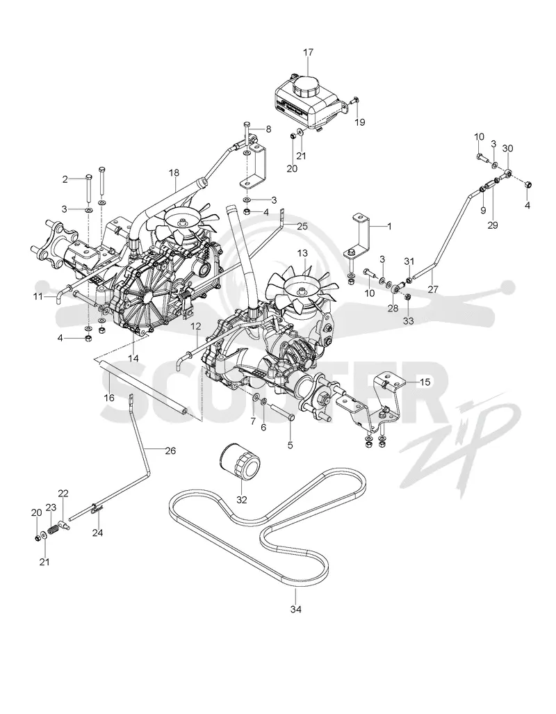 HYDRAULIC PUMP - MOTOR
