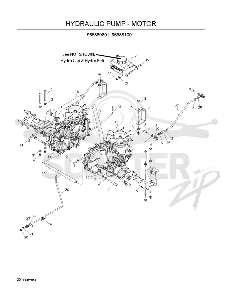 HYDRAULIC PUMP - MOTOR