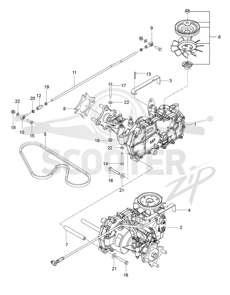 HYDRAULIC PUMP - MOTOR