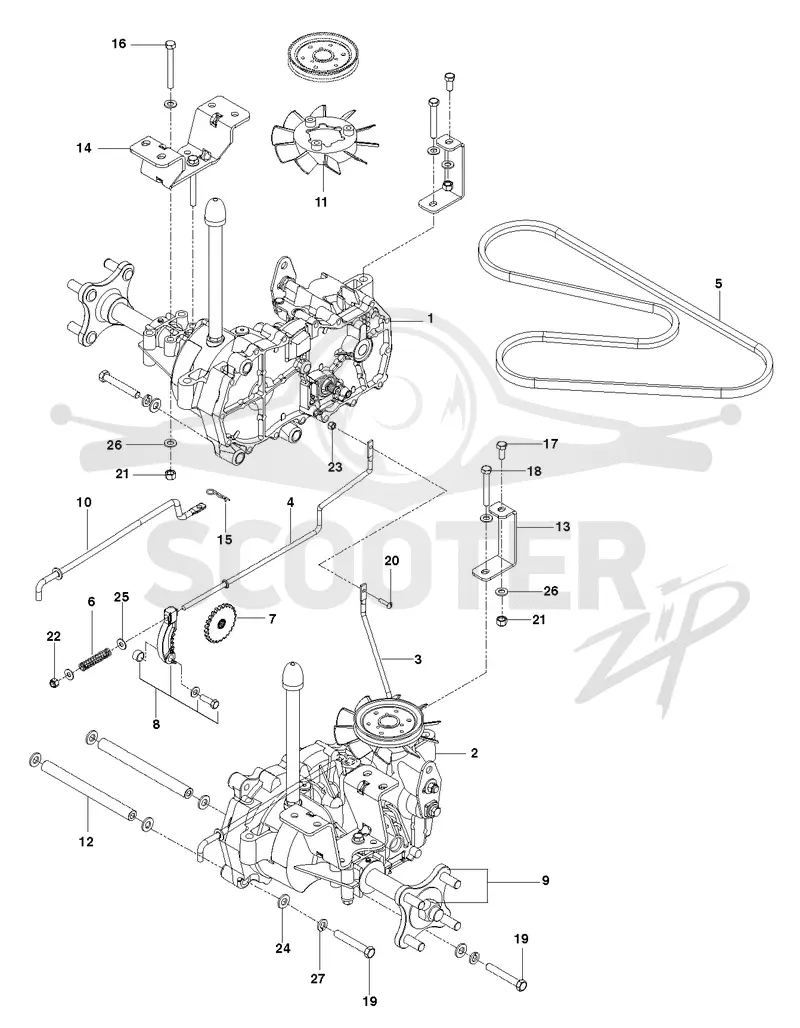 HYDRAULIC PUMP - MOTOR