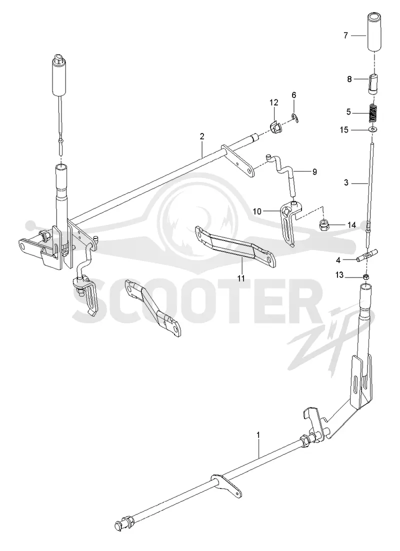 BRAKE / REAR MOWER LIFT