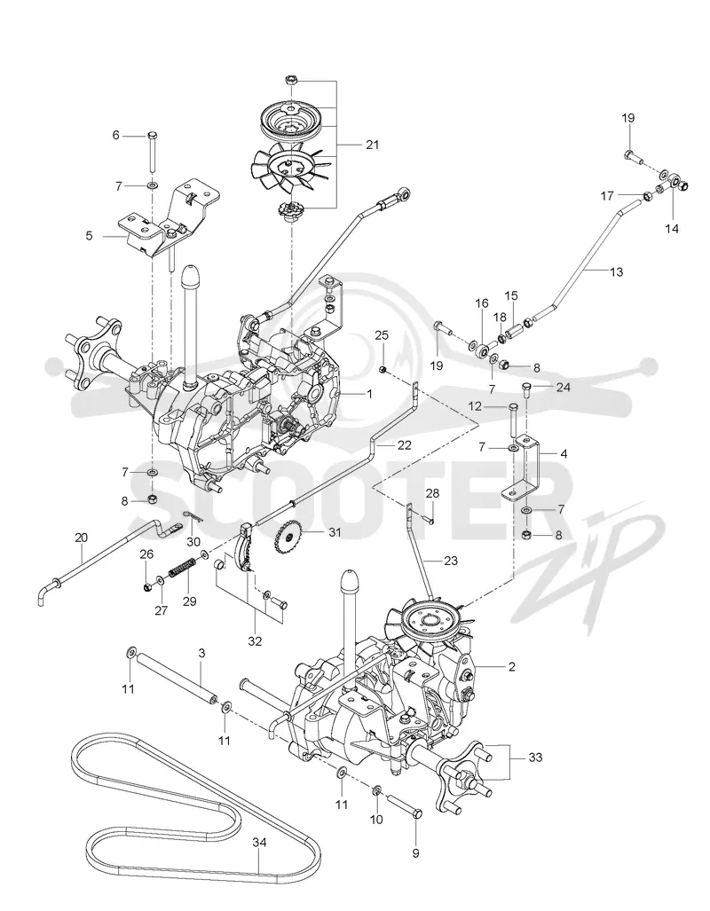 HYDRAULIC PUMP - MOTOR