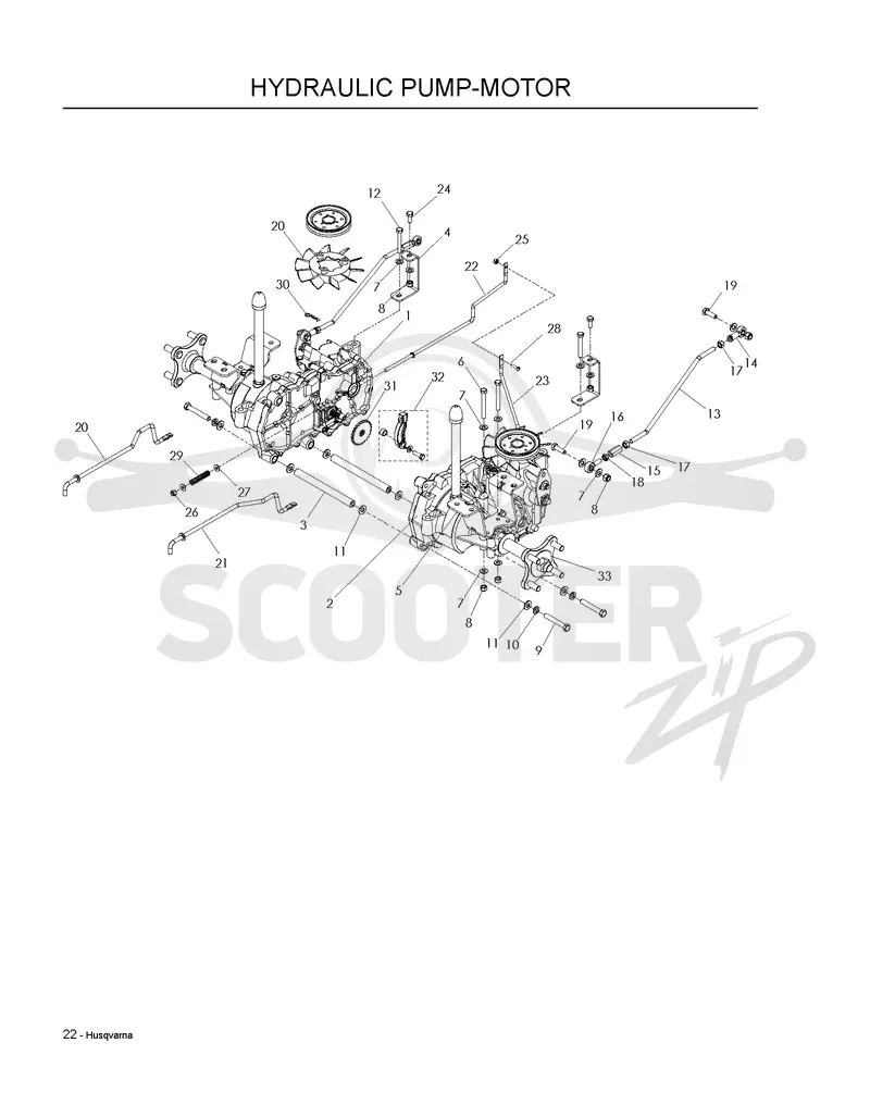 HYDRAULIC PUMP - MOTOR