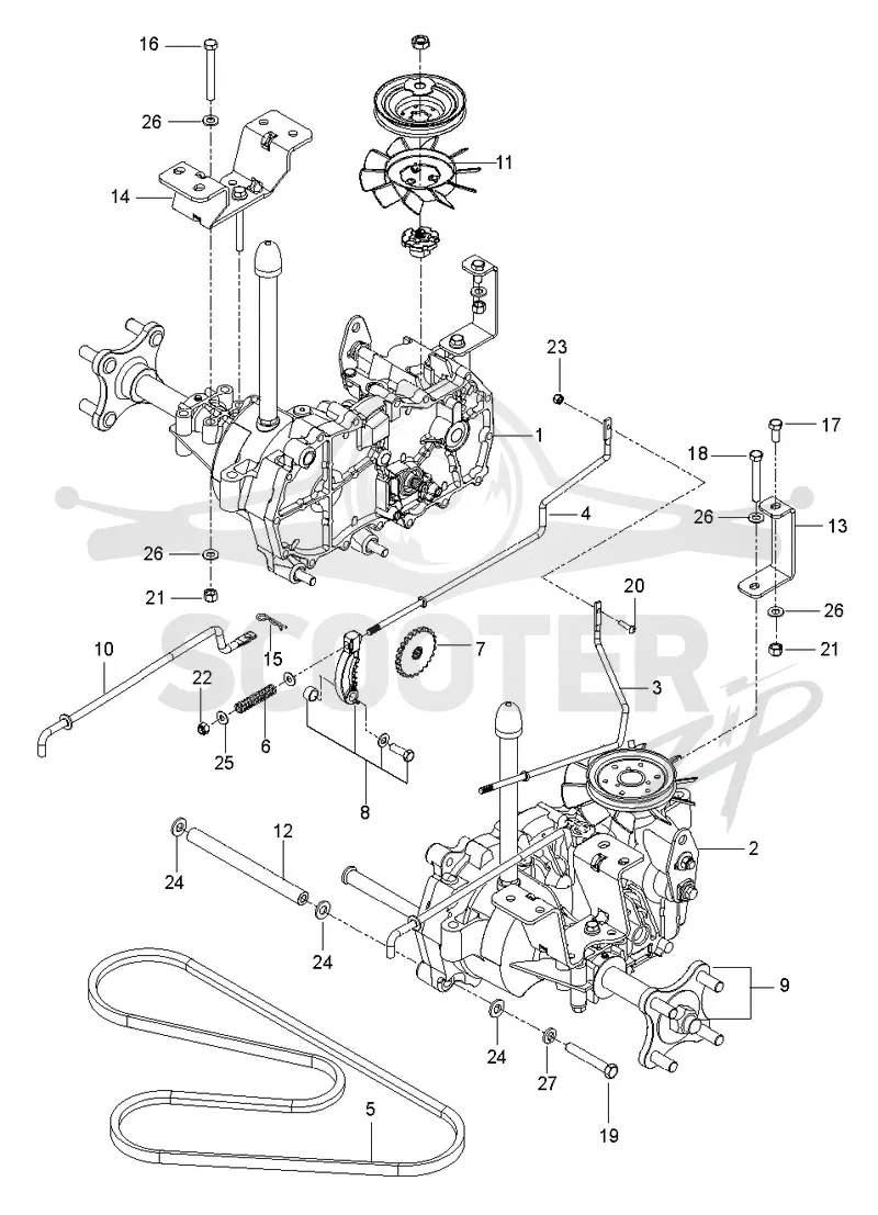 HYDRAULIC PUMP - MOTOR