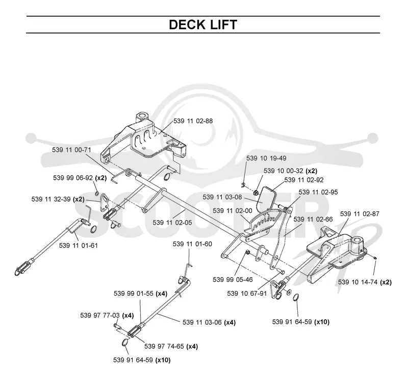 MOWER LIFT / DECK LIFT