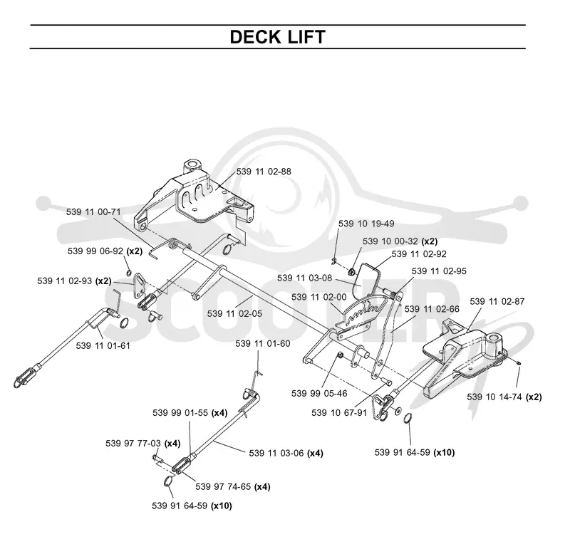 MOWER LIFT / DECK LIFT