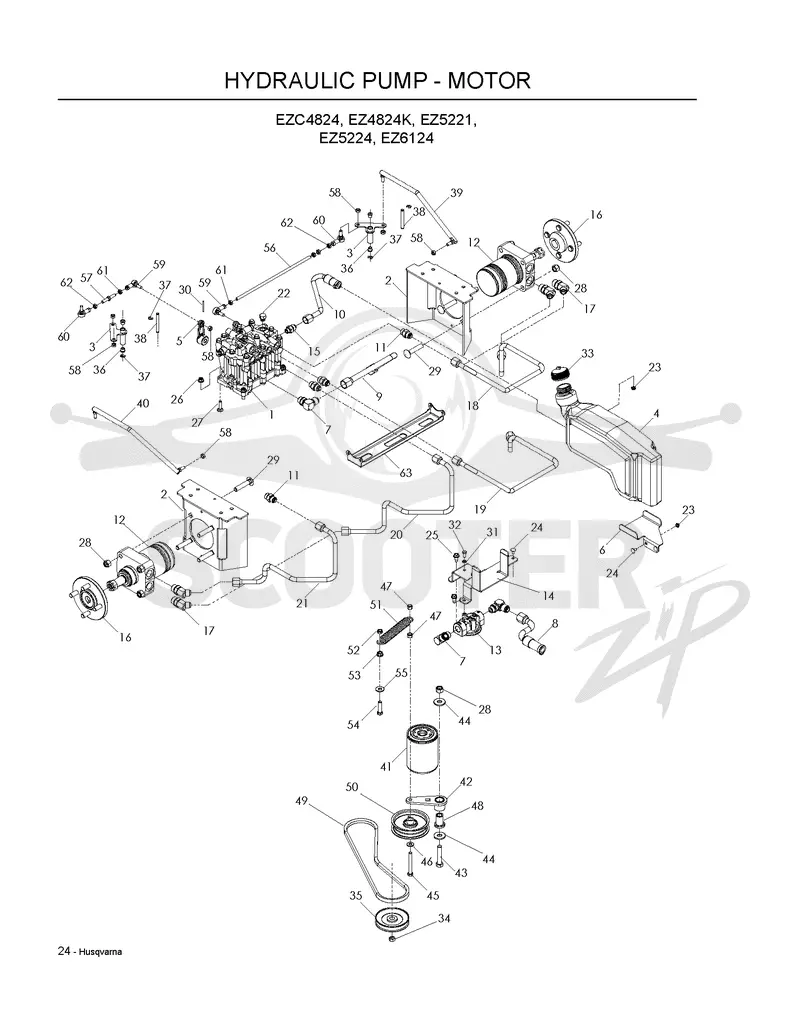 HYDRAULIC PUMP - MOTOR