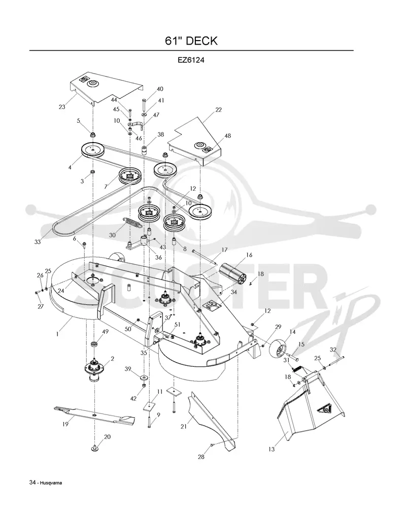 MOWER DECK / CUTTING DECK
