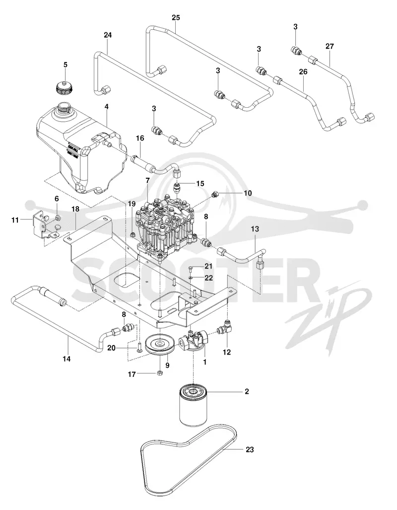 HYDRAULIC PUMP - MOTOR