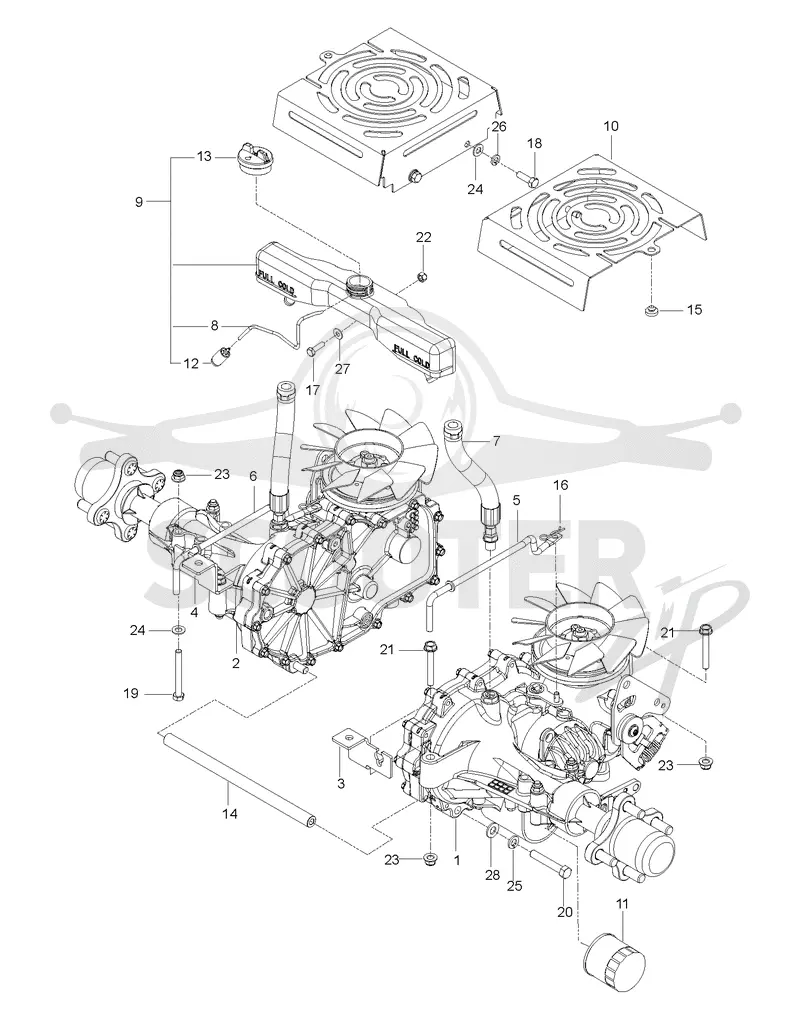 HYDRAULIC PUMP - MOTOR