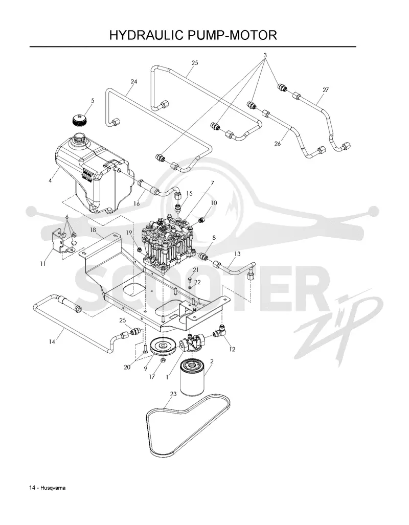 HYDRAULIC PUMP - MOTOR
