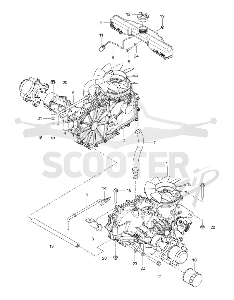HYDRAULIC PUMP - MOTOR