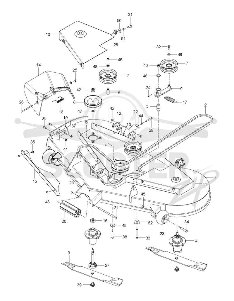 MOWER DECK / CUTTING DECK