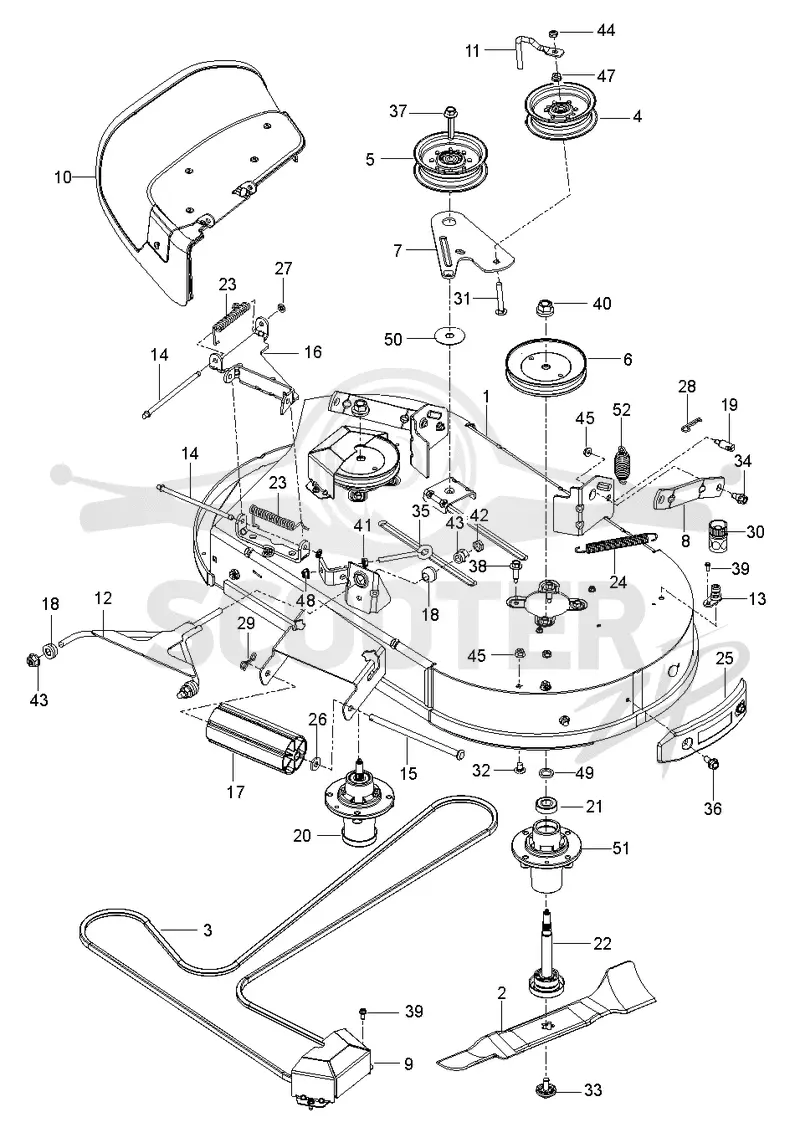 MOWER DECK / CUTTING DECK