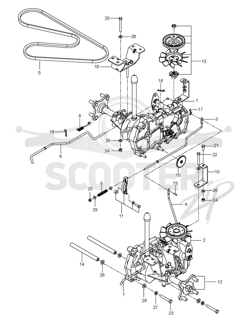 HYDRAULIC PUMP - MOTOR