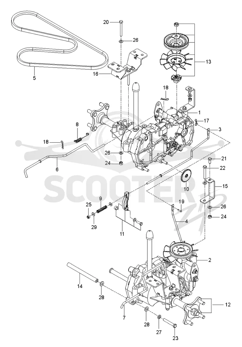 HYDRAULIC PUMP - MOTOR
