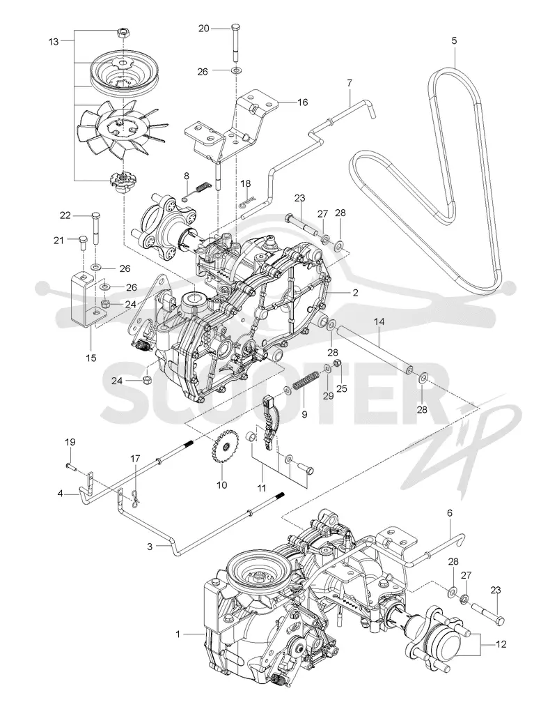 HYDRAULIC PUMP - MOTOR