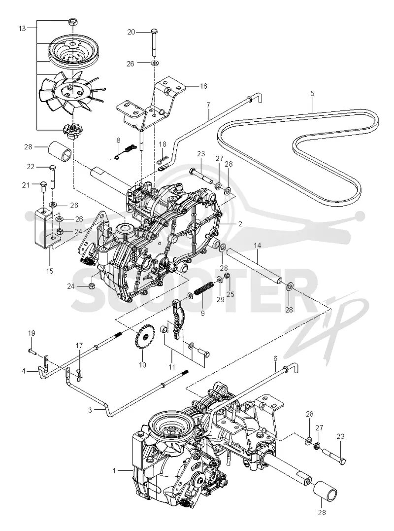 HYDRAULIC PUMP - MOTOR