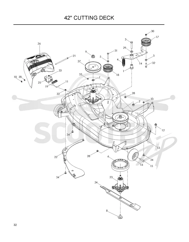 MOWER DECK / CUTTING DECK