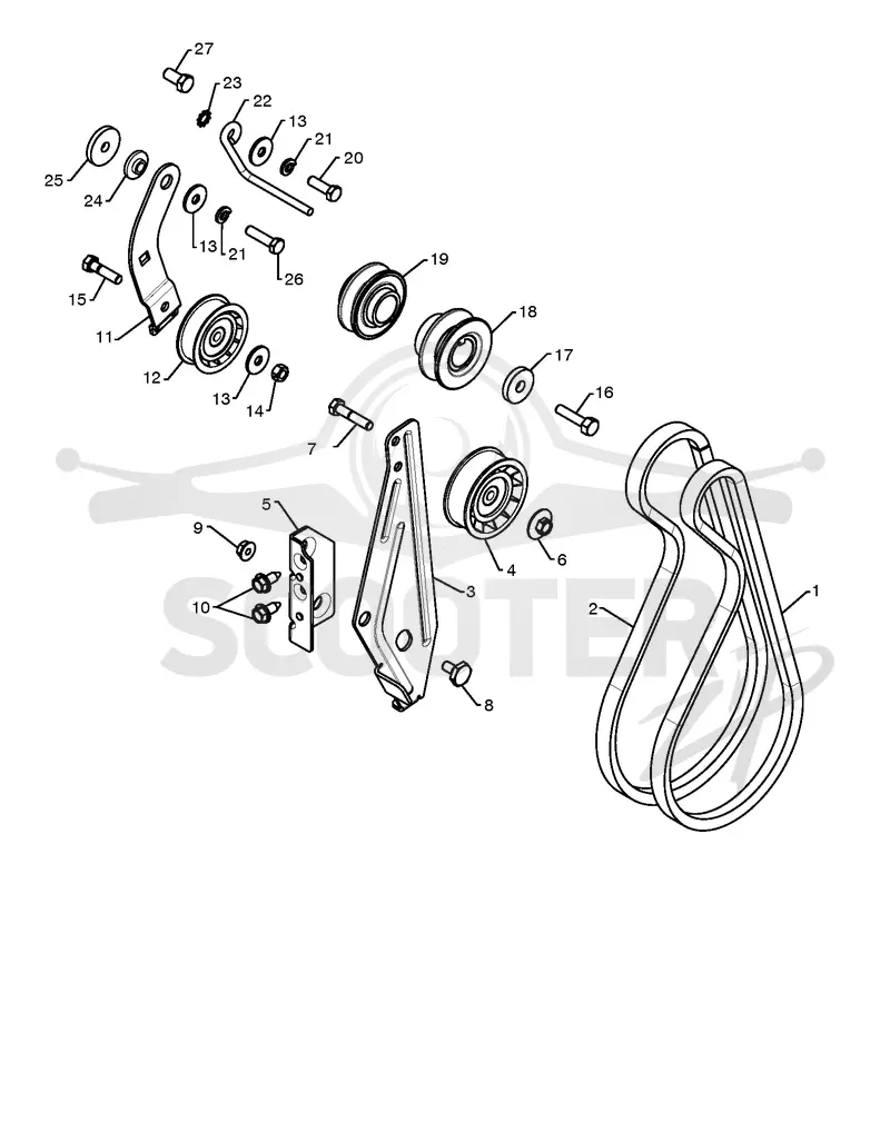 BELT GUARD & PULLEY