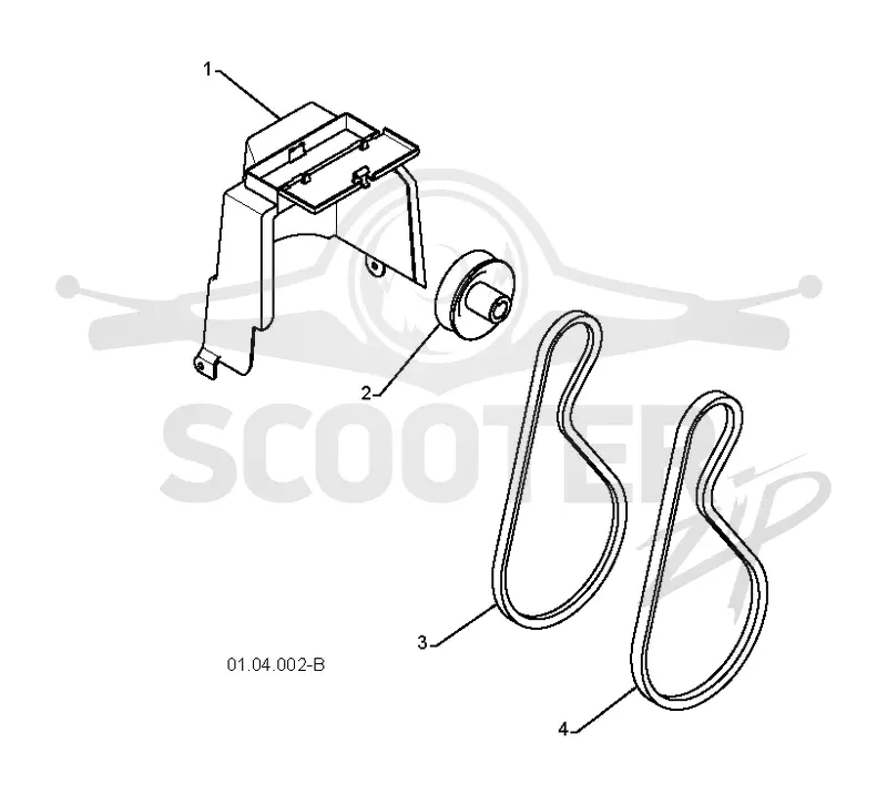 CHASSIS,ENGINE&PULLEYS