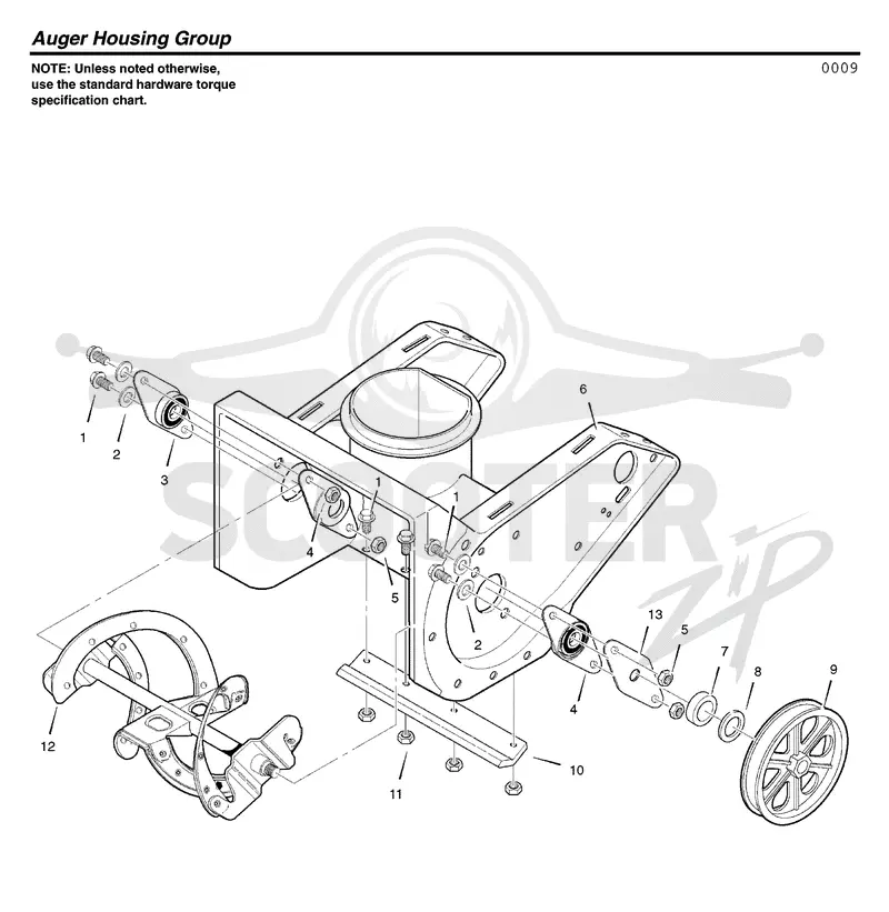 AUGER HOUSING & IMPELLER